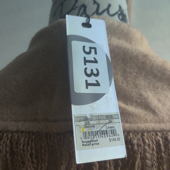 🆕 BB Dakota Steve Madden Beige Tan Suede Western Fringed Trenchcoat Jacket_XS - Picture 4 of 10